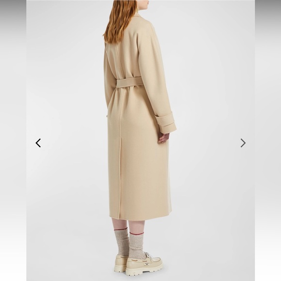 SOLD OUT! Weekend Max Mara Affetto Double-Breasted Wool-Blend Coat - Picture 5 of 10